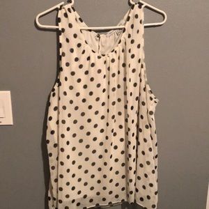 Polka dot tank top